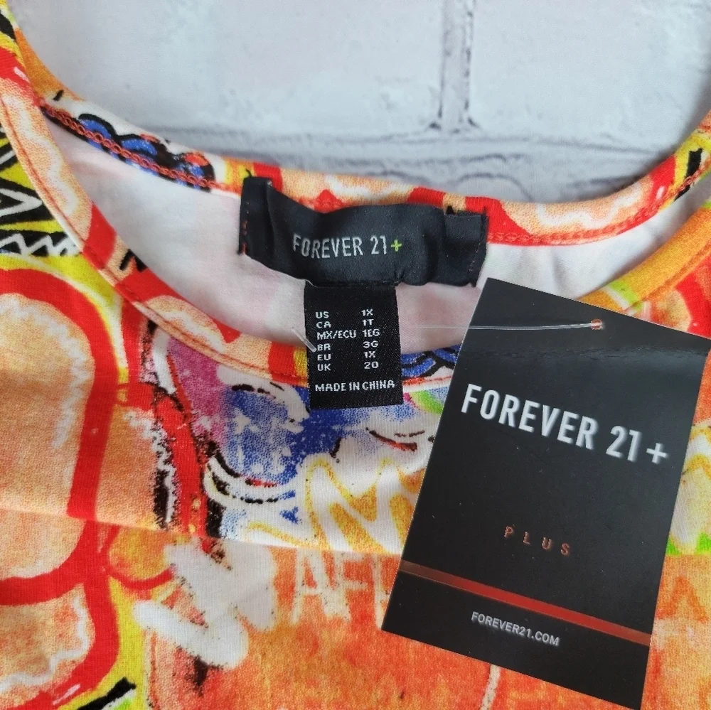 FOREVER 21 biker shorts‎ & top